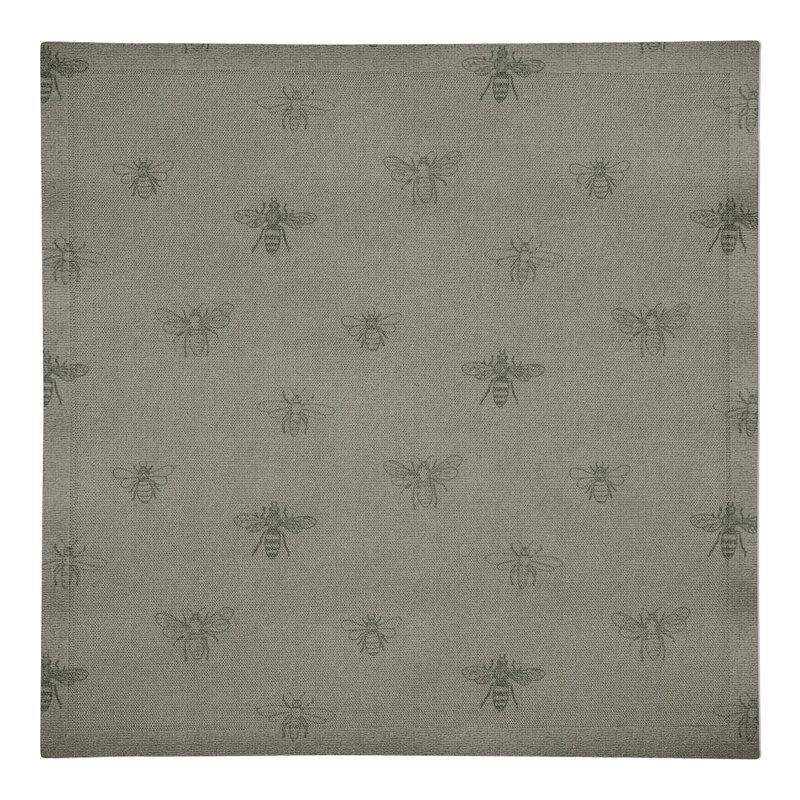 Alvelo Cotton No Pattern Rectangle Napkin, Green