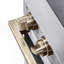 ZLINE Autograph 36 in. Stainless Steel Marino Induction Range with White Door and Bronze Accents