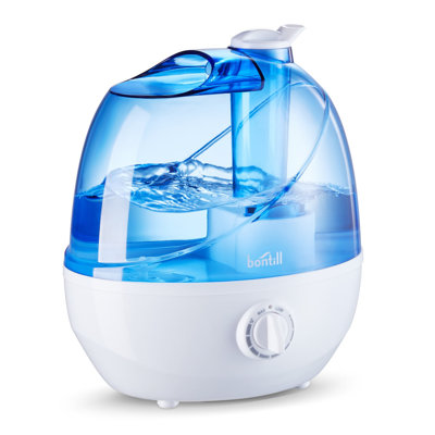 Bontill 0.66 Gallons Cool Mist Ultrasonic Humidifier with Adjustable Humidistat 