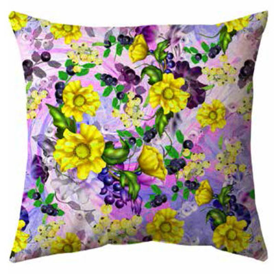 Aquila Floral Square Cushion