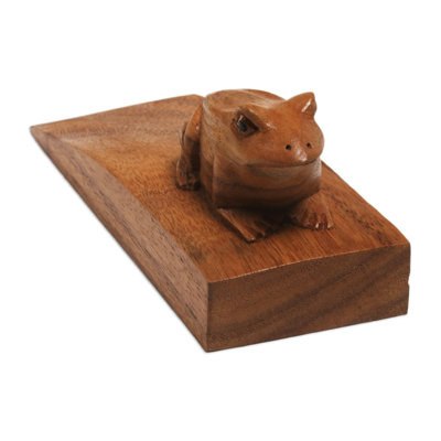 Leeya Wood Wedge Floor Stop
