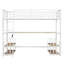Lit mezzanine avec bureau, tablettes et station de charge Lit mezzanine multifonctionnel-1407025549