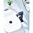 Matte Black Bathroom Sink Faucet With Waterfall Spout, Single Handle Design For Seamless Water Control, Composed Of Stainless Steel Vanity Spout In Black, Built A Fixture-121598774