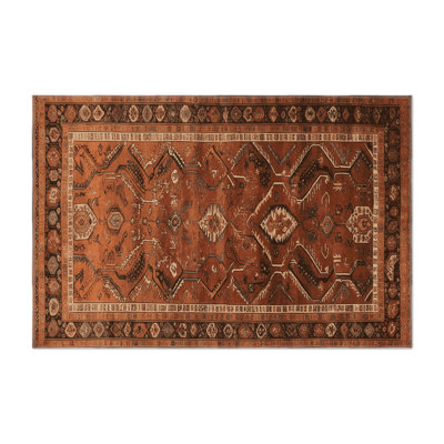Tapis turc intérieur et extérieur brun
