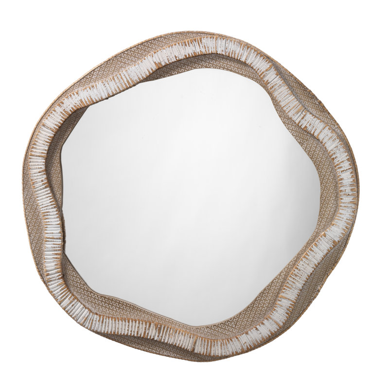 Rattan Flat Wall Mirror