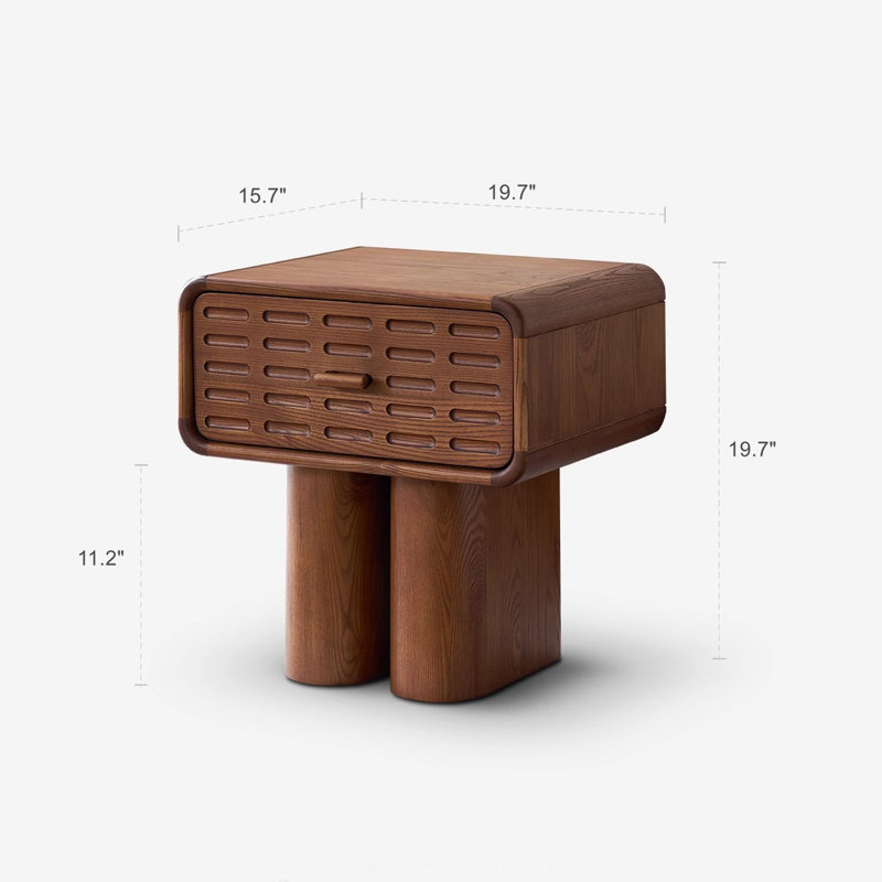 Reyna Walnut Nightstand 