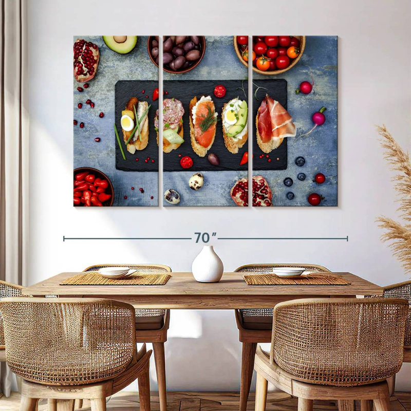 Yarlin Bruschetta Platter, 42" H x 65" W