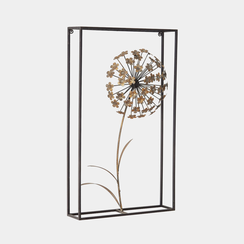 Dandelion Wall Decor-Antique Gold