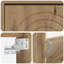 Wall-Mounted Shoe Cabinet with Drawer ALKMAAR Engineered Wood Storage