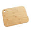 Bamboo M cutting board, can be used on both sides, board with handle hole made of environmentally friendly, fast -growing bamboo, knife -friendly, space -saving suspension possible, 28 x 0.8 x 20cm