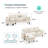 82" Reversible Sectional Sofa-101757519