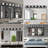 7-Light LED Vanity Light with Acrylic Shades-187744117