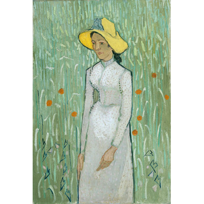 " Girl In White,1890 " by Vincent Van Gogh