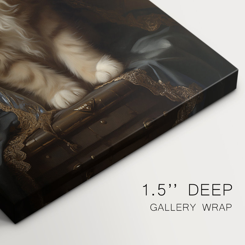 Série royale d'animaux LXV - ensemble de toiles tendues avec châssis Premium - prêt à être accroché
