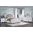 Latisha Button Tufted Bed in White