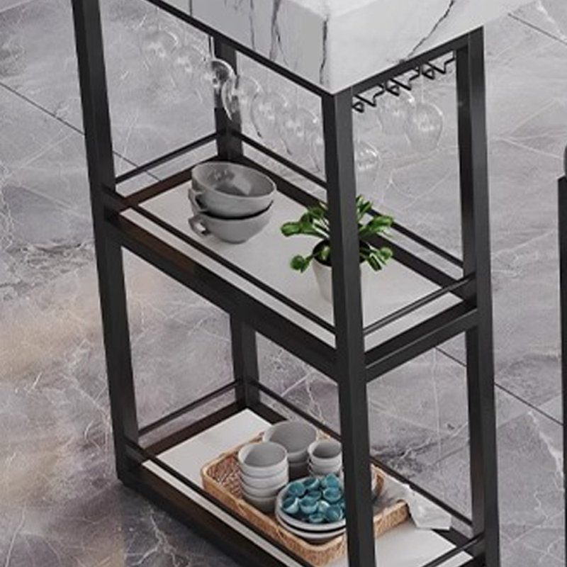 Freshour, Gris, Noir, noir, noir, noir, H 39,3 po x L 55,1 po x l 17,7 po