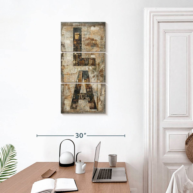 LA Vertical, 32" H x 15" W