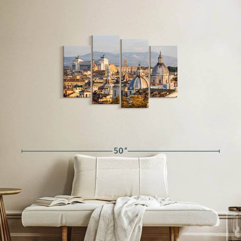 Rome sunset skyline Sireci