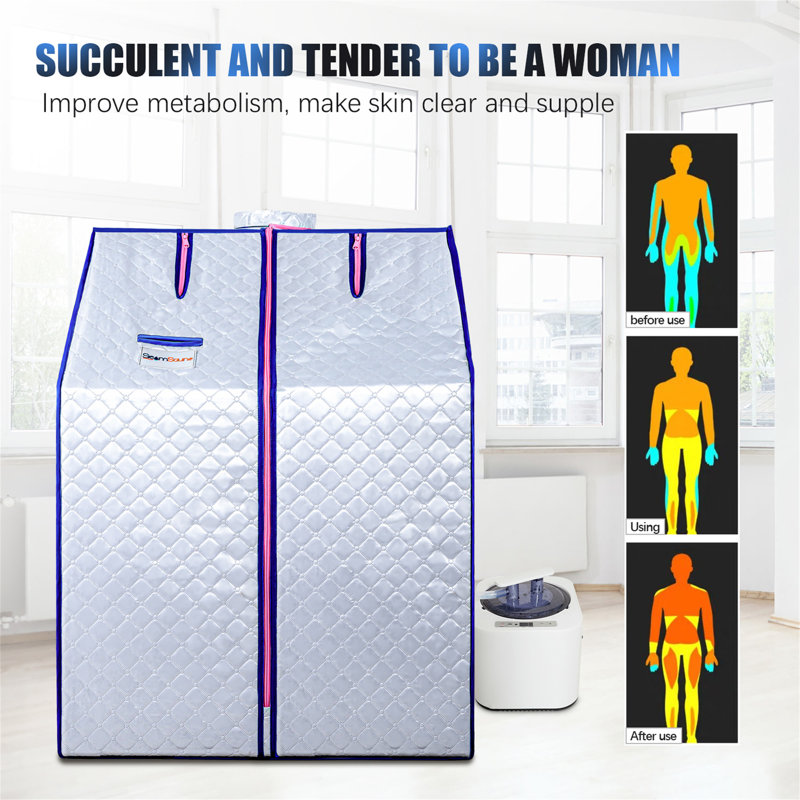 Sojourner Portable Sauna For Home, Silver