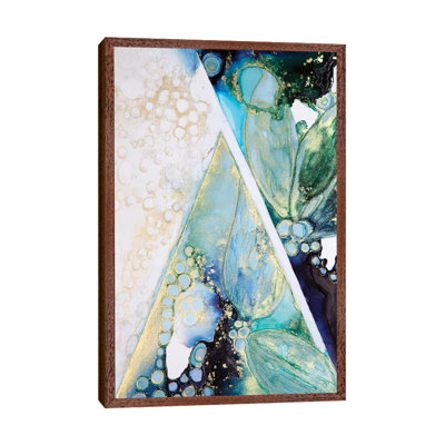 Geo Blues 1 Piece Painting on Canvas