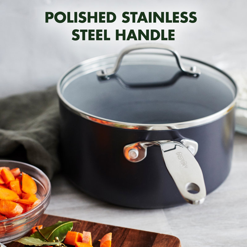 GreenPan Valencia Pro 11 Pieces Hard-Anodized Aluminum Non Stick Cookware Set