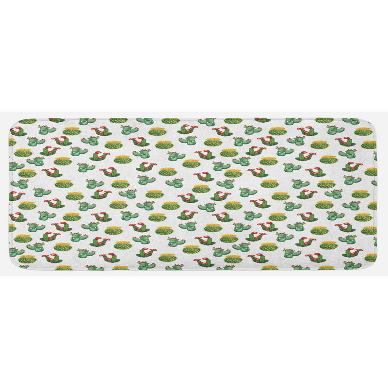 Tapis de cuisine plantes