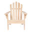 Ensemble de chaises Adirondack en bois massif avec repose-pieds Bremment-97699808
