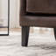 Fauteuil d'appoint à dossier haut en polyuréthane à dossier haut l 28 po pour salon