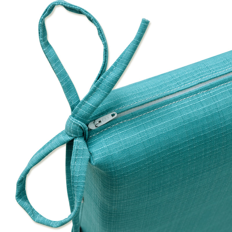 Outdoor 3'' Dining Chair Cushion, Pool T-Spun Polyester
