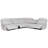 Aditya 6 Piece Zero Gravity Power Reclining Sectional with Power Adjustable Headrests-126048497