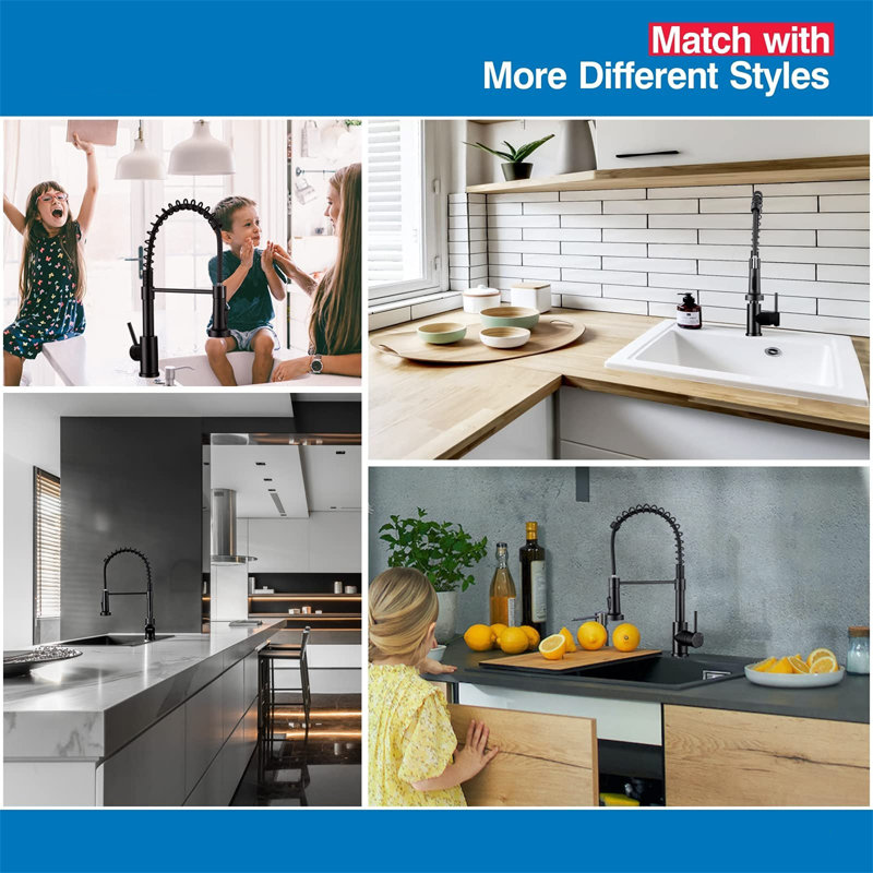 Nbarthome Pull Down Kitchen Faucet