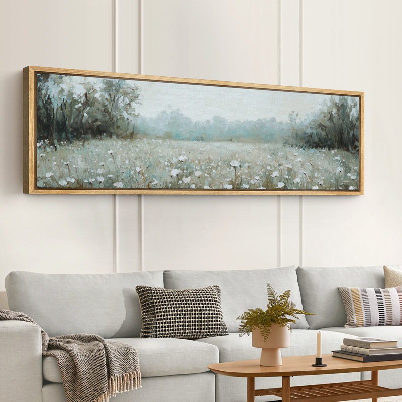Œuvre d'art champêtre bleu sarcelle vert, photos de campagne rustique, impression numérique sur toile giclée sur toile
