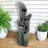Fountains, 33.5" 4-Tier Cascading Stone Outdoor Patio Garden Fountain | Resin | Tiered Waterfall Fountain