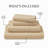 Ultra Soft Bamboo Sheet Set - 4 Pc Set - Wrinkle Resistant - Cooling Sheets with Deep Pockets-108247565-123429735