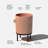 Plastic-Concrete Round Planter with Stand-1160468266