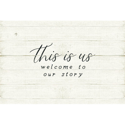 This Is Us Our Story Shiplap - Wrapped Canvas Art Prints