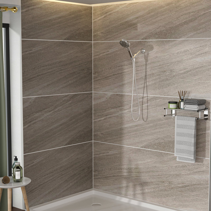 8 Shower Head - 4.7" With Spray, Jet And Rain Modes, 59" Stainless Steel Hose Refreshing Bathing Time Adjustable In Head, Optimal Showering