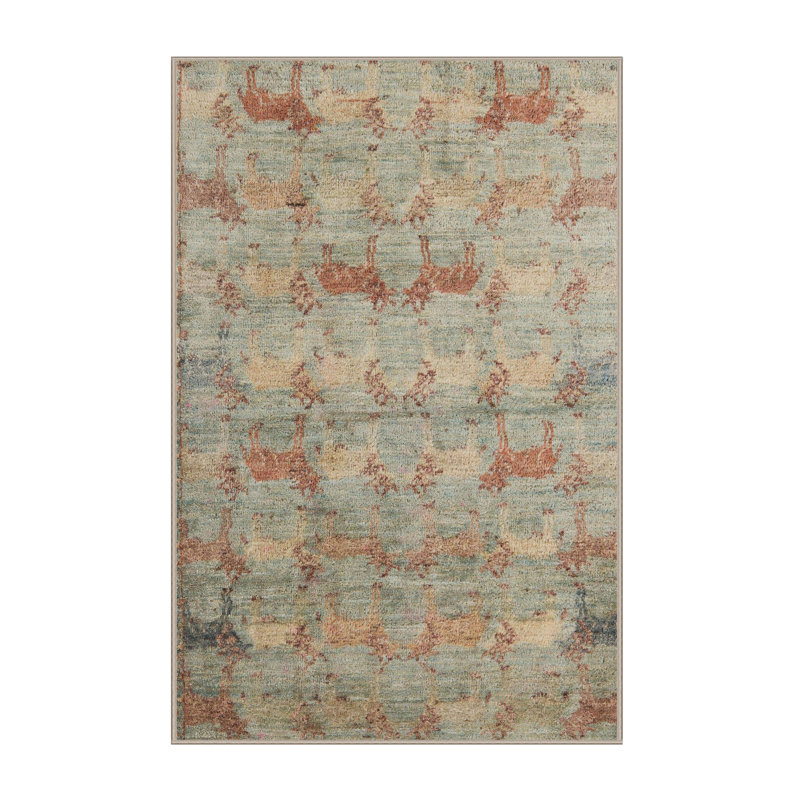 Oriental Indoor Rug, Rectangle 4' x 6'