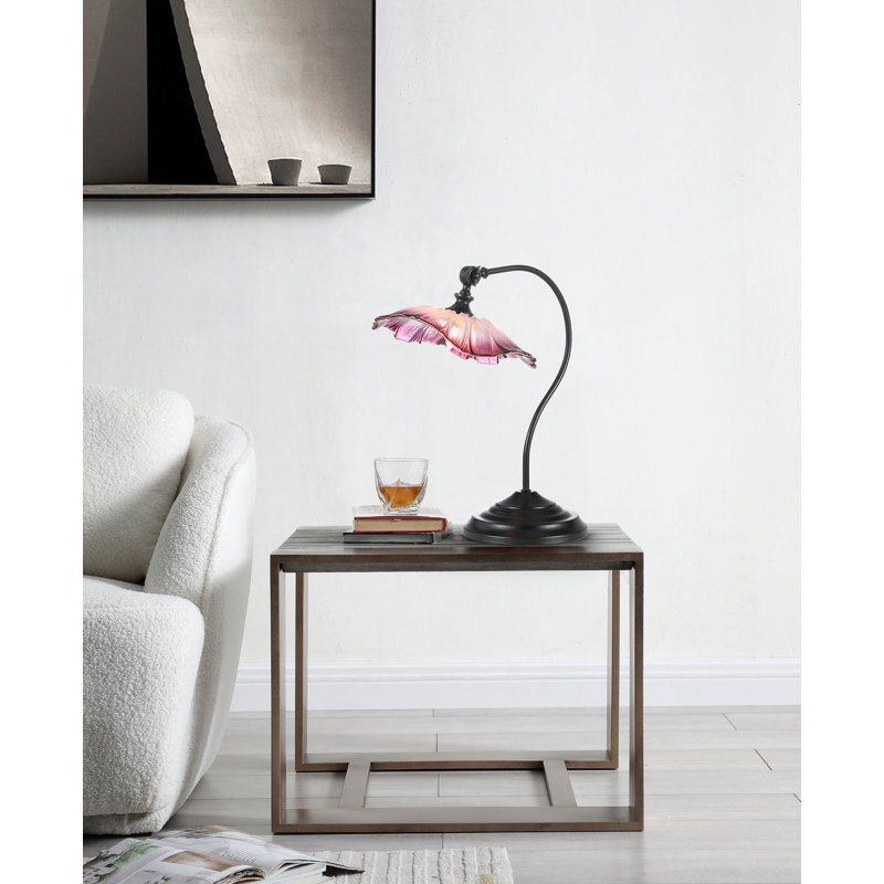 Base de lampe de bureau 17,75 po H, Mauve