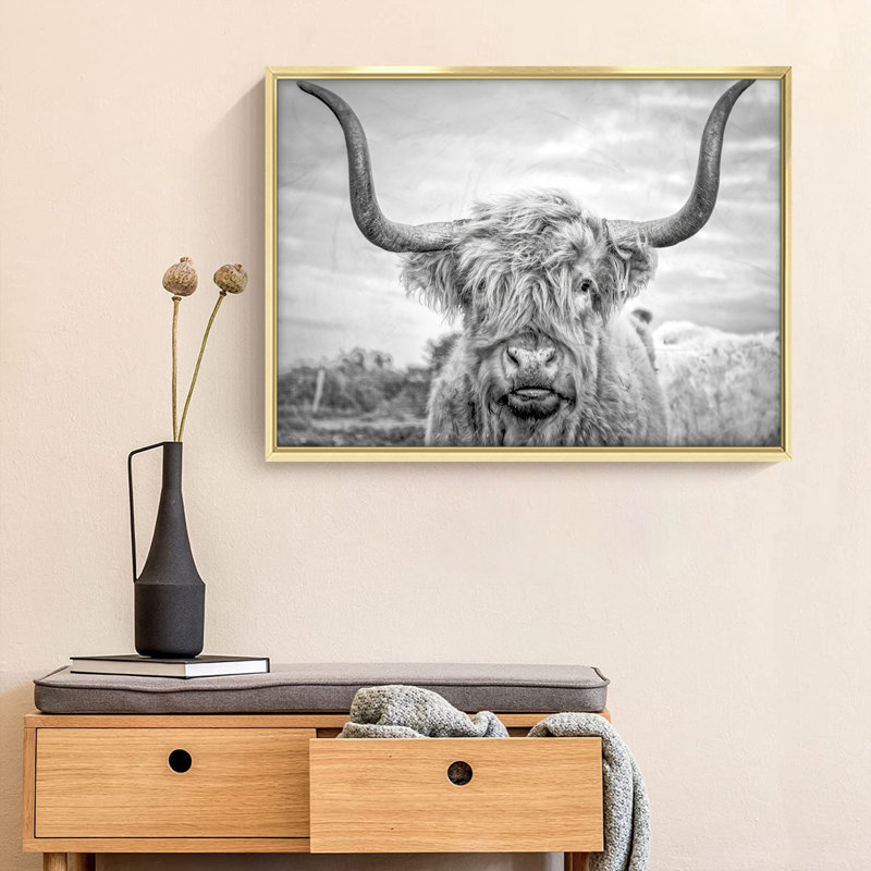 Reproduction de photo sur toile, L 12 po x H 16 po x P 1,5 po, Or