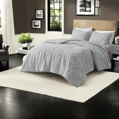 Elegant Plush Bedding Sets, Polyester Faux Fur Design, For Home Comfort