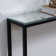 Lathem Glass Top Console Table