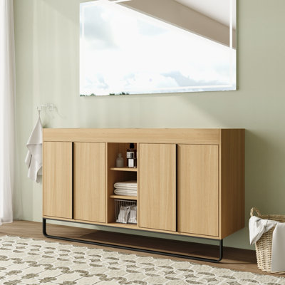 60'' Double Bathroom Vanity Base Only
