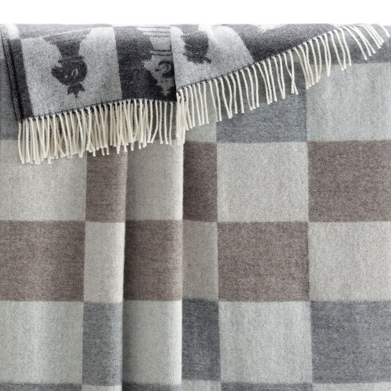 Chess Recycled Merino Wool Throw