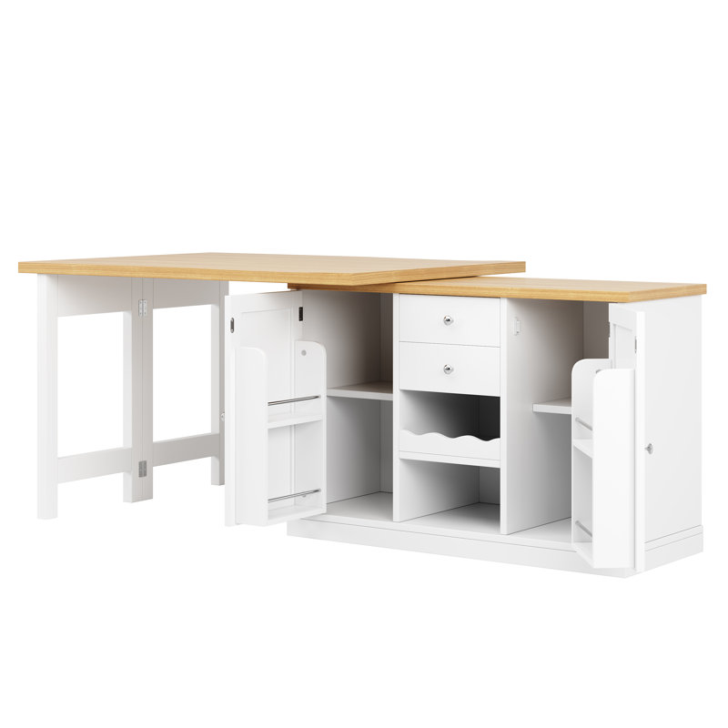 Kitchen Island, Black