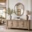 Epine Flat Metal Beveled Wall Mirror