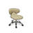 Waimes Backed Adjustable Height Ergonomic Lab Stool with Wheels-1879775062