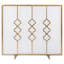 Quatrefoil Iron Fireplace Screen-63681788