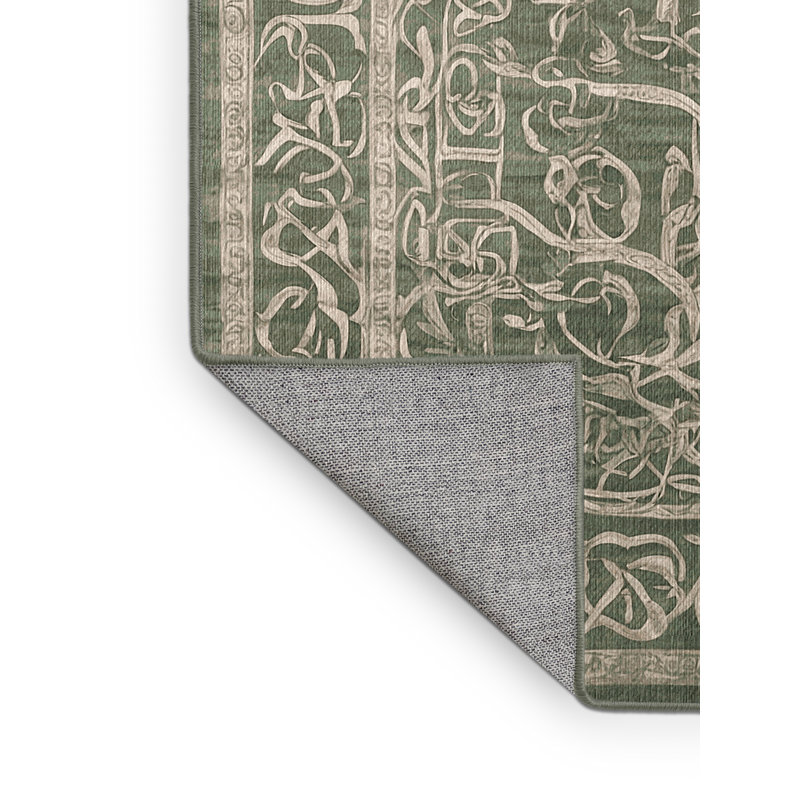 Tapis vert lavable à la machine, Rectangle 8 pi x 12 pi