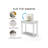 Baloye Makeup Vanity With Flip-top Mirror And 3 Modes Adjustable Brightness Light-1563187621